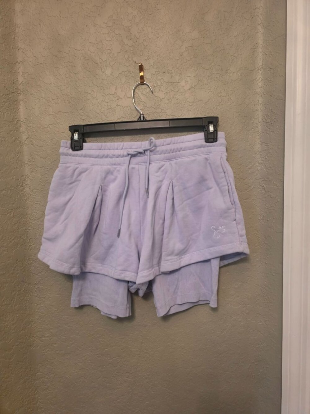 NIKE Serena Williams Design Crew 2 in 1 Layered Purple shorts M
